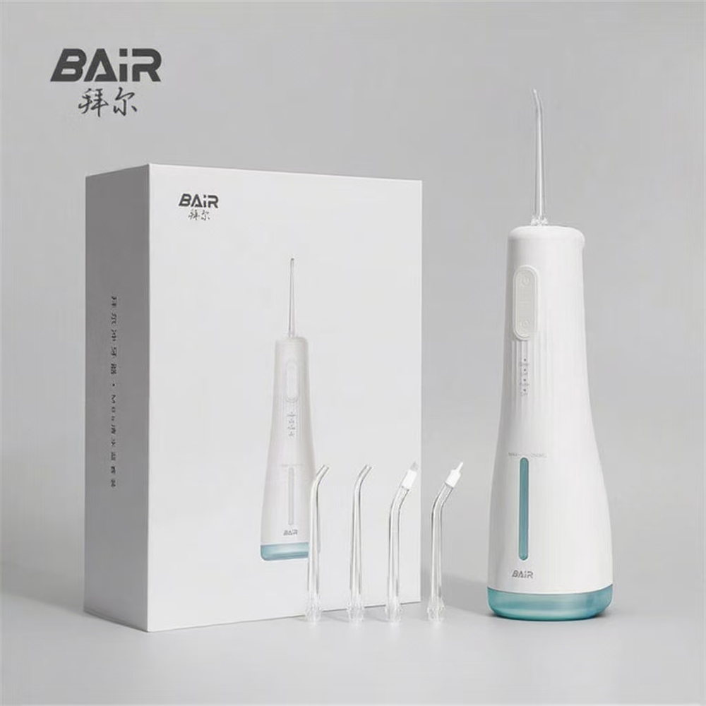 拜尔 M6S 便携电动冲牙器|250ml水箱·DIY力度调节·3秒渐强·记忆功能·IPX7防水产品图 2