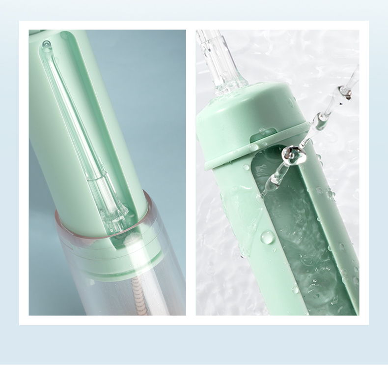 拜尔 V2 拜尔 V2 MINI便携电动冲牙器｜118ml伸缩水箱·2000次脉冲·0.5mm水流·IPX8防水 产品功能与规格详情图 06