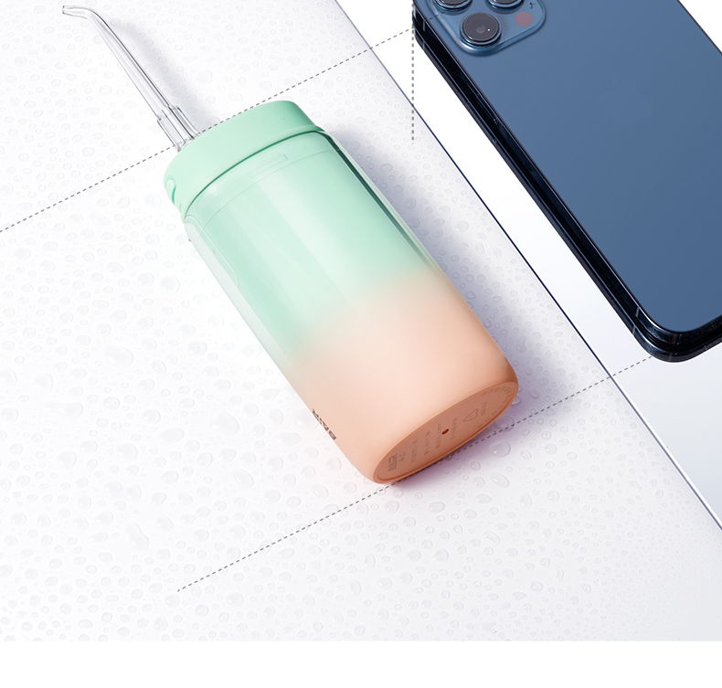拜尔 V2 拜尔 V2 MINI便携电动冲牙器｜118ml伸缩水箱·2000次脉冲·0.5mm水流·IPX8防水 产品功能与规格详情图 09