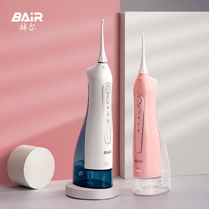 拜尔 M3plus 电动冲牙器|300ml可拆水箱·3档变频·脉冲洁力·0.6mm水流产品图 3