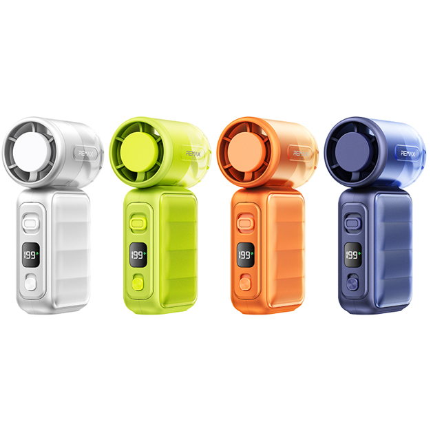 REMAX睿量 RS-SF25 MINI行李箱手持小风扇｜准分子工艺·199档调速·3000mAh·迷你便携