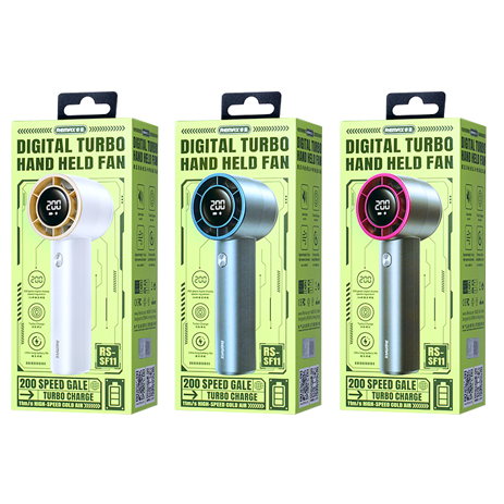 REMAX睿量 RS-SF11 数显涡轮增压高速风扇|200档无级调速·3600mAh·涡轮增压·长续航产品图 2