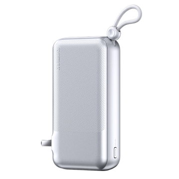 REMAX睿量 AS-137 二合一墙插移动电源充电器 10000mAh｜10000mAh·20W快充·自带快充线