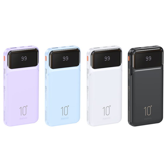 REMAX睿量 RPP-683 睿意 2.1A 自带线移动电源｜10000mAh·自带快充线·LED数显