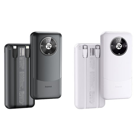 REMAX睿量 RPP-37 20W+22.5W 自带双快充线移动电源10000mAh|10000mAh·20W快充·自带快充线产品图 2