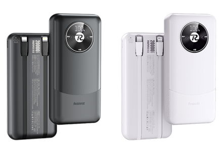 REMAX睿量 RPP-37 REMAX睿量 RPP-37 20W+22.5W 自带双快充线移动电源10000mAh｜10000mAh·20W快充·自带快充线 产品功能与规格详情图 01