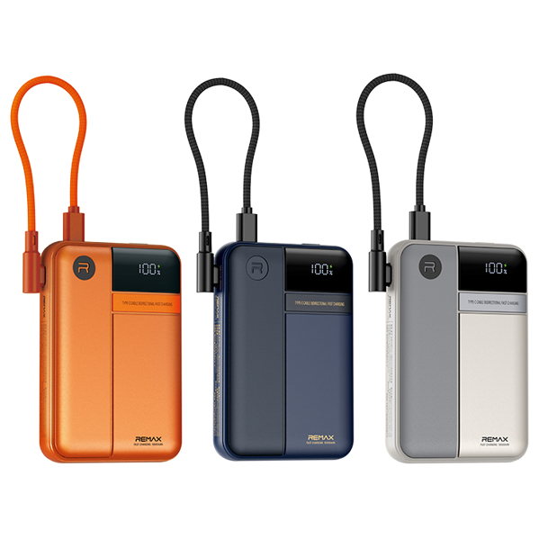 REMAX睿量 FP-122 睿界 自带可拆Type-C线QC22.5快充移动电源｜10000mAh·20W快充