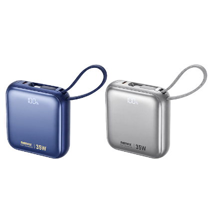 REMAX睿量 AS-181 智界 移动电源 （ 35W 双快充线）｜10000mAh·35W快充·自带快充线