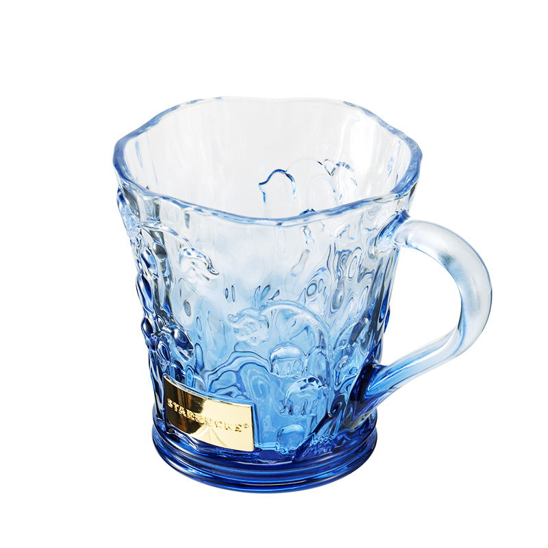 星巴克 11179924 铃兰款徽章玻璃杯415ml｜415ml·广口易清洗
