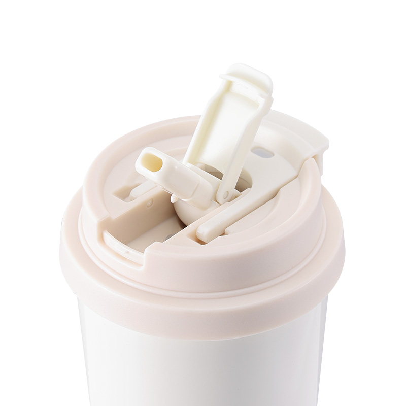 星巴克 11179922 铃兰款双饮口咖啡杯米白色500ml|500ml·真空锁温·双饮口·316不锈钢内胆产品图 6
