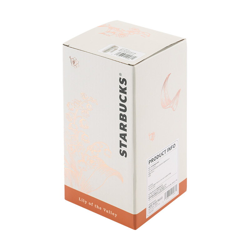 星巴克 11179922 铃兰款双饮口咖啡杯米白色500ml|500ml·真空锁温·双饮口·316不锈钢内胆产品图 8