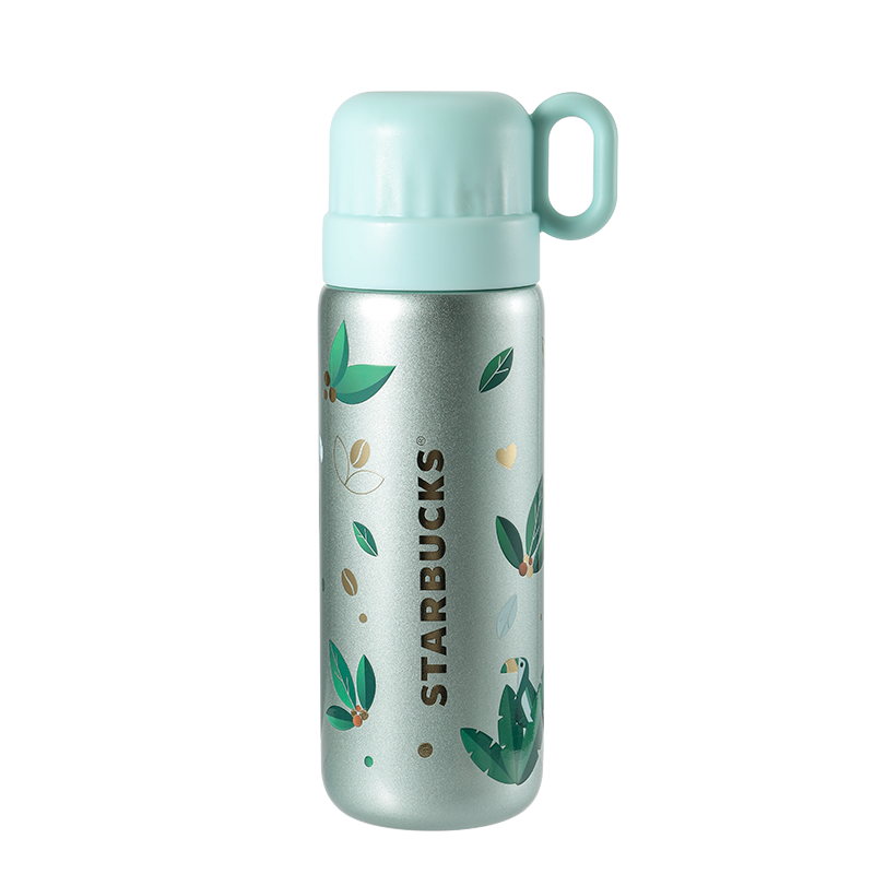 星巴克 11181727 绿野秘境款提盖保温杯470ml｜470ml·双层隔热·真空锁温·吸管畅饮产品图 4