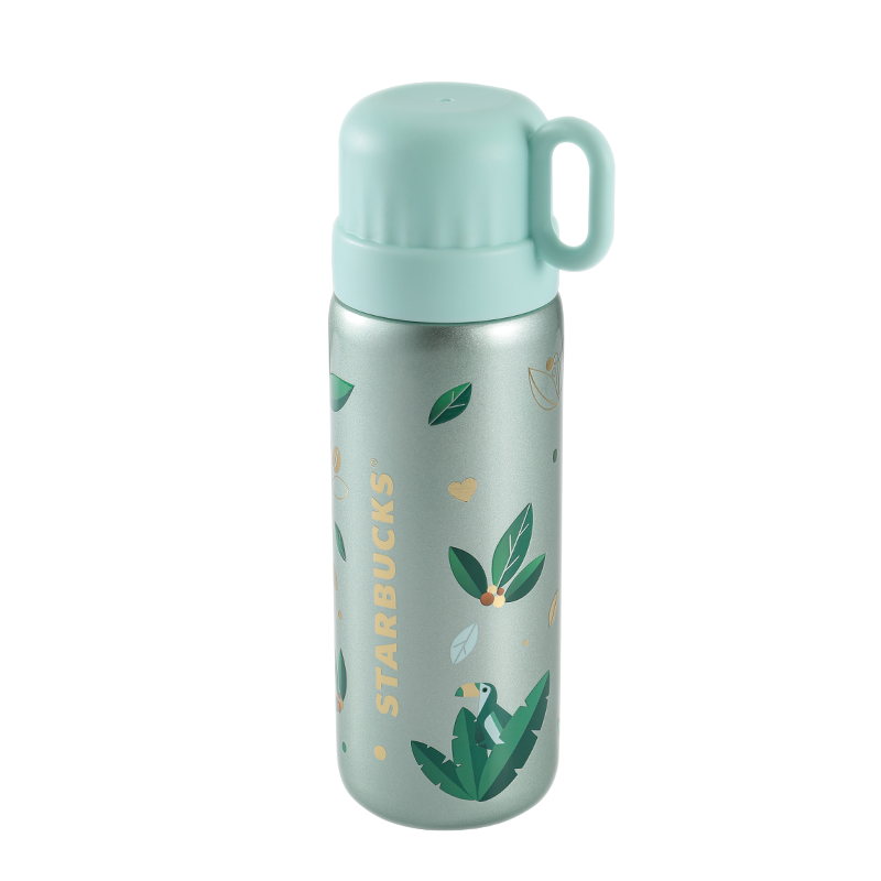 星巴克 11181727 绿野秘境款提盖保温杯470ml｜470ml·双层隔热·真空锁温·吸管畅饮产品图 2