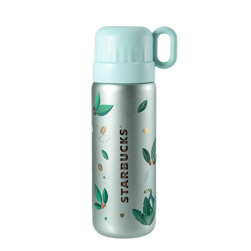 星巴克 11181727 绿野秘境款提盖保温杯470ml｜470ml·双层隔热·真空锁温·吸管畅饮产品图 3