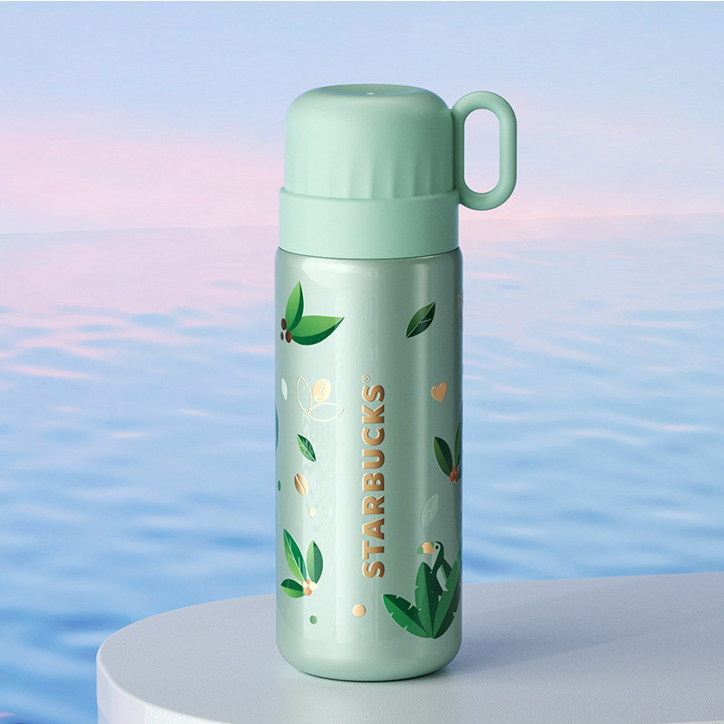 星巴克 11181727 绿野秘境款提盖保温杯470ml｜470ml·双层隔热·真空锁温·吸管畅饮产品图 7