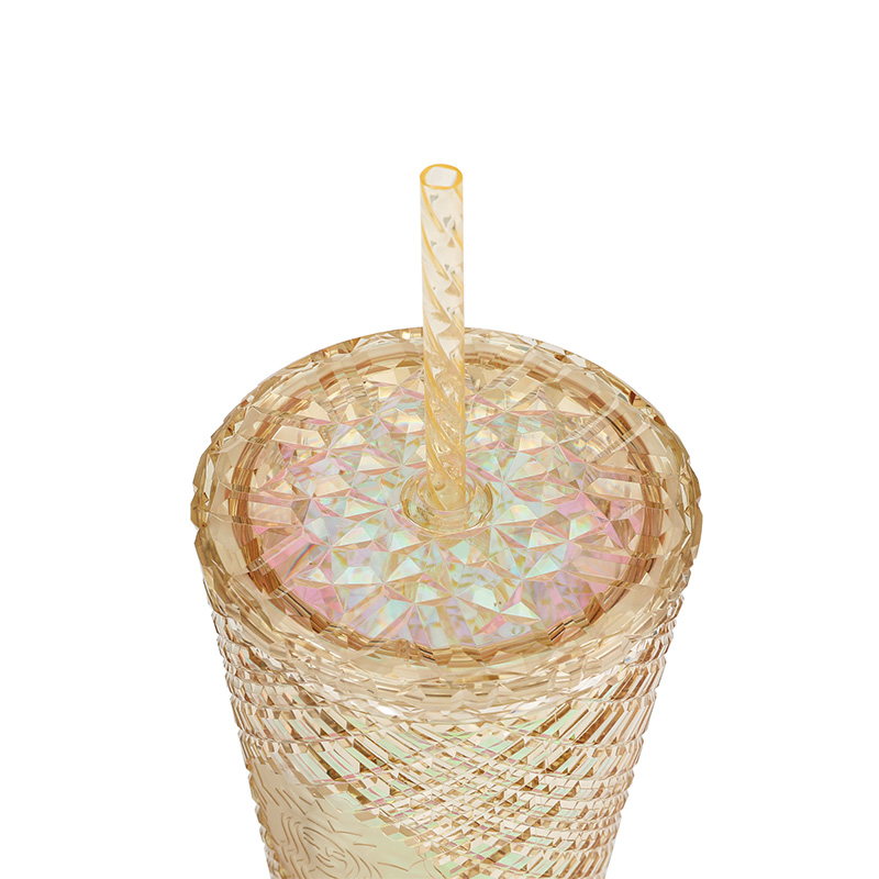 星巴克 11194083 幸运金款双层吸管杯540ml|540ml·双层隔热·吸管畅饮产品图 3