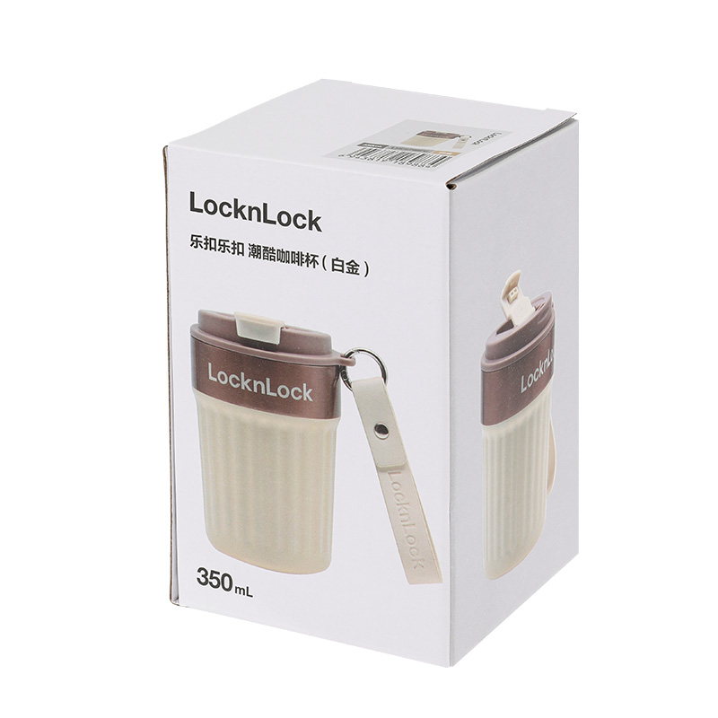 乐扣乐扣 LHC6799FU 潮酷咖啡杯白金350ml|350ml·真空锁温·便携提手产品图 8