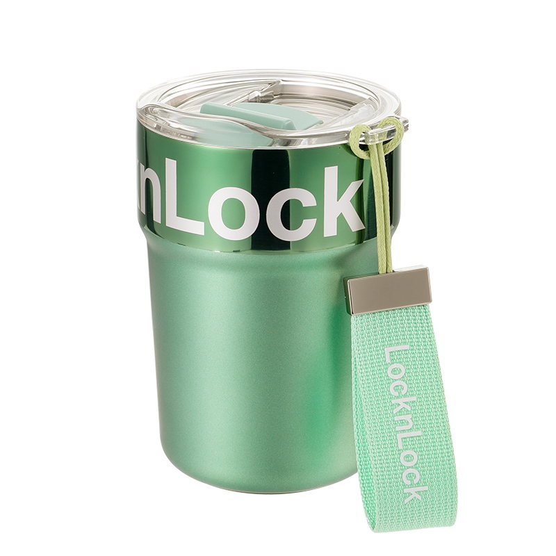乐扣乐扣 LHC6713FU 靓影咖啡杯绿色380ml|380ml·真空锁温产品图 2