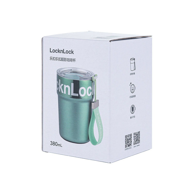 乐扣乐扣 LHC6713FU 靓影咖啡杯绿色380ml|380ml·真空锁温产品图 8