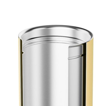 乐扣乐扣 LHC4287YEL 柔光旋盖440mL(黄)|440mL·316不锈钢内胆·一键弹盖·密封防漏产品图 3