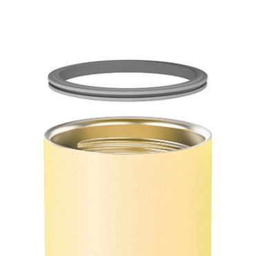 乐扣乐扣 LHC4287YEL 柔光旋盖440mL(黄)|440mL·316不锈钢内胆·一键弹盖·密封防漏产品图 5