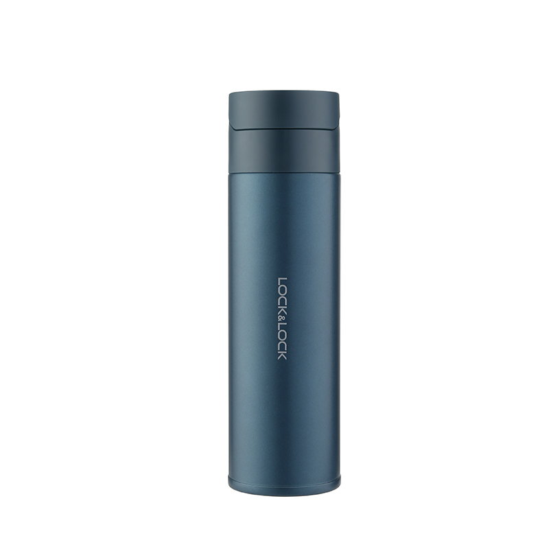 乐扣乐扣 LHC6522FU 黛晶后弹盖保温杯蓝色420ml｜420ml