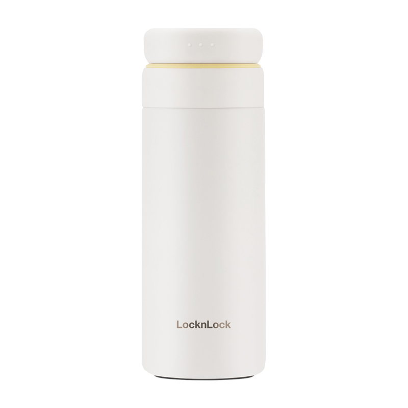 乐扣乐扣 LHC3289WHT 立立推盖保温杯350mL（白）｜350mL