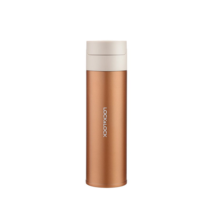 乐扣乐扣 LHC6523FU 黛晶后弹盖保温杯金色420ml｜420ml