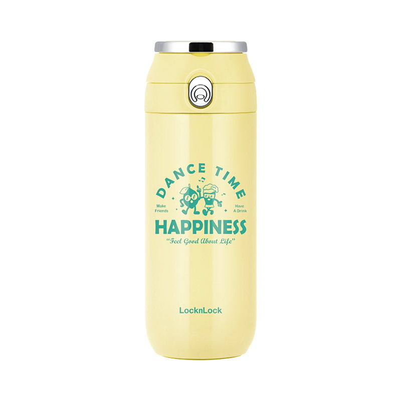 乐扣乐扣 LHC3331YEL 弹跳盖保温杯黄色460ml｜460ml·一键弹盖·密封防漏·广口易清洗