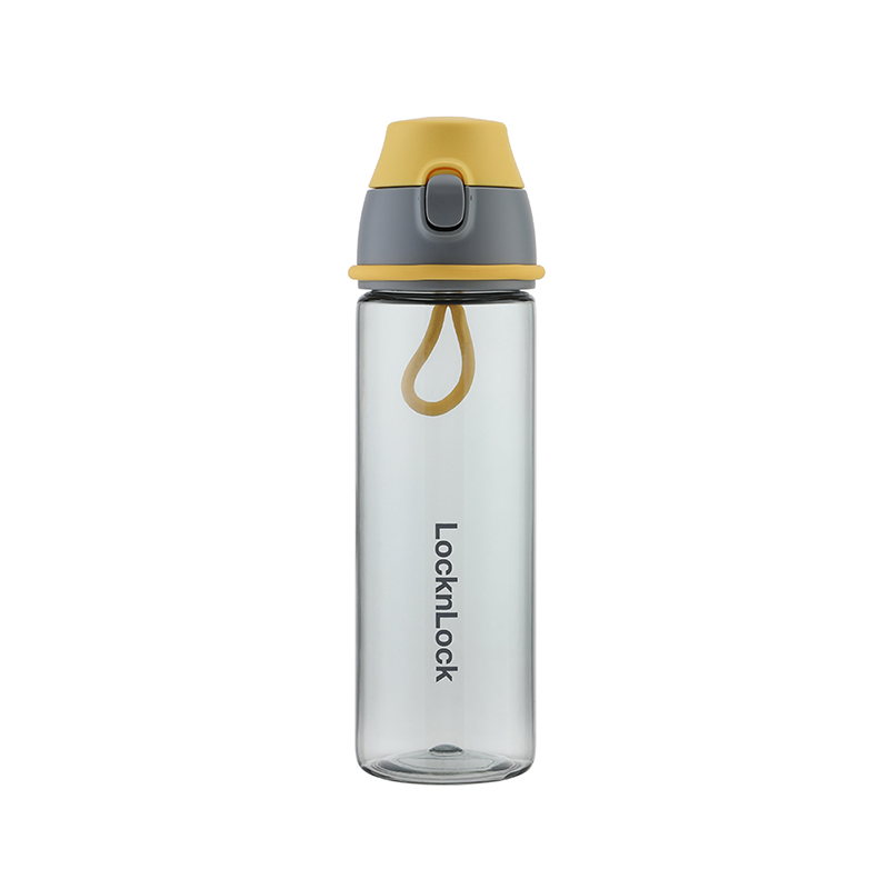 乐扣乐扣 HLC680YELFU 美乐运动弹盖杯灰黄700ml｜700ml·一键弹盖