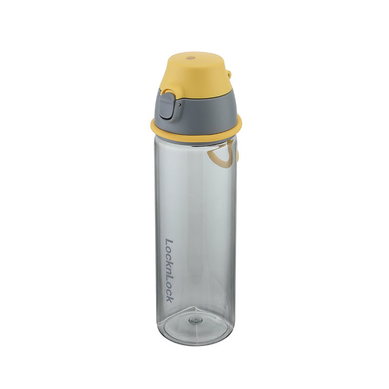 乐扣乐扣 HLC680YELFU 美乐运动弹盖杯灰黄700ml|700ml·一键弹盖产品图 4
