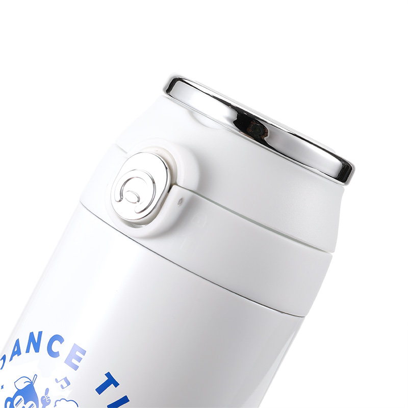乐扣乐扣 LHC3331WHT 弹跳盖保温杯白色460ml|460ml·一键弹盖·密封防漏·广口易清洗产品图 4