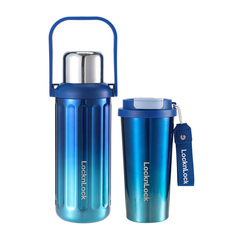乐扣乐扣 LHC6665S1FU 星光能量致享杯壶2件套｜900ml+500ml·双饮口·便携提手产品图 4