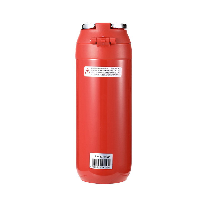 乐扣乐扣 LHC3331RED 弹跳盖保温杯红色460ml|460ml·一键弹盖·密封防漏·广口易清洗产品图 3