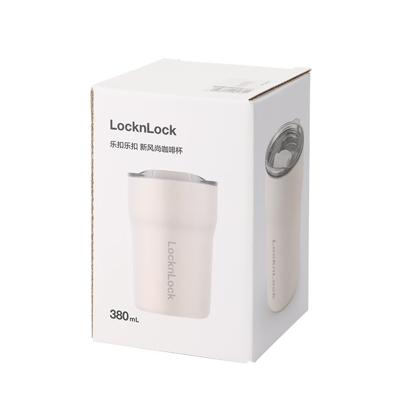 乐扣乐扣 LHC6788FU 新风尚咖啡杯米色380ml|380ml·真空锁温产品图 6