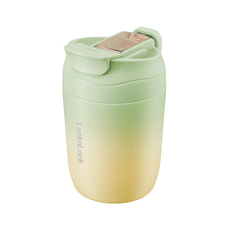 乐扣乐扣 LHC6590FU 炫彩嘟嘟杯绿黄350ml|350ml·真空锁温产品图 2