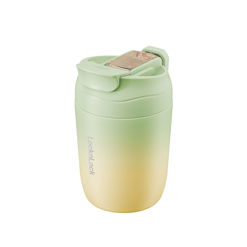 乐扣乐扣 LHC6590FU 炫彩嘟嘟杯绿黄350ml｜350ml·真空锁温