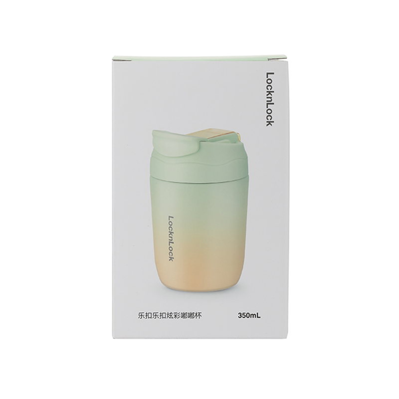 乐扣乐扣 LHC6590FU 炫彩嘟嘟杯绿黄350ml|350ml·真空锁温产品图 4