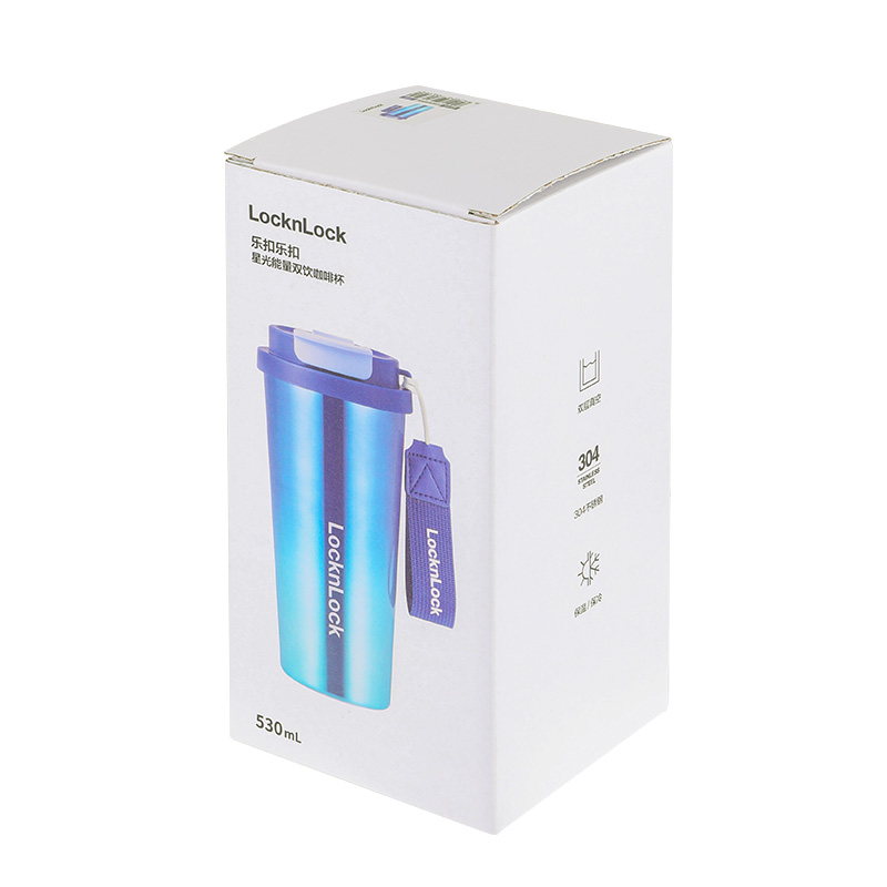 乐扣乐扣 LHC6663FU 星光能量双饮咖啡杯500ml|500ml·真空锁温·双饮口产品图 8