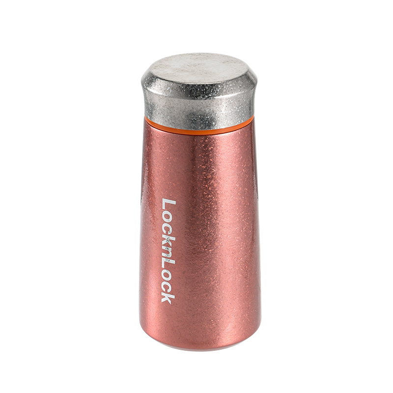 乐扣乐扣 LHC6677FU 钛享纯钛T型杯（小）悦橙320ml｜320ml·双层纯钛·真空锁温·密封防漏