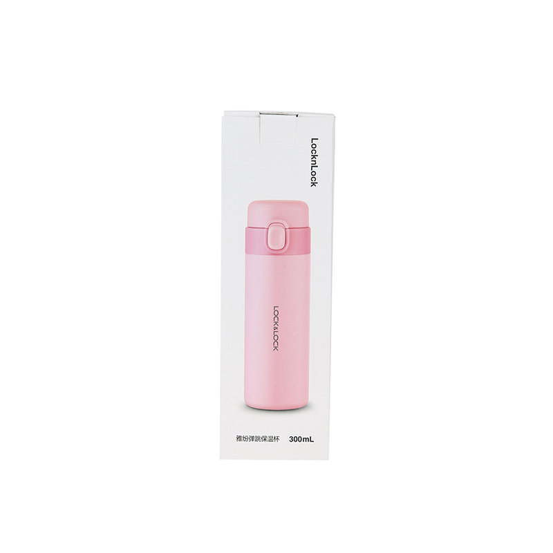 乐扣乐扣 LHC6540FU 雅纷弹跳保温杯粉色300ml|300ml·一键弹盖产品图 5
