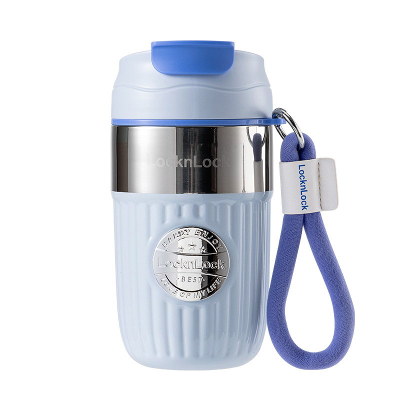 乐扣乐扣 LHC6645FU 徽章嘟嘟杯幽兰480ml|480ml·真空锁温·双饮口产品图 3