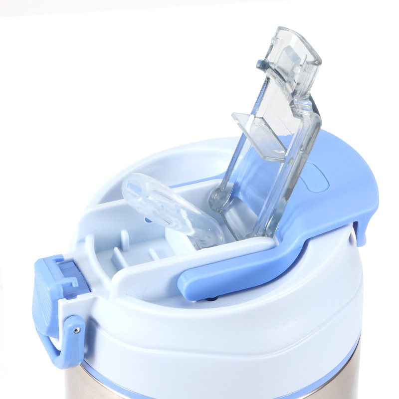 乐扣乐扣 LHC6645FU 徽章嘟嘟杯幽兰480ml|480ml·真空锁温·双饮口产品图 4