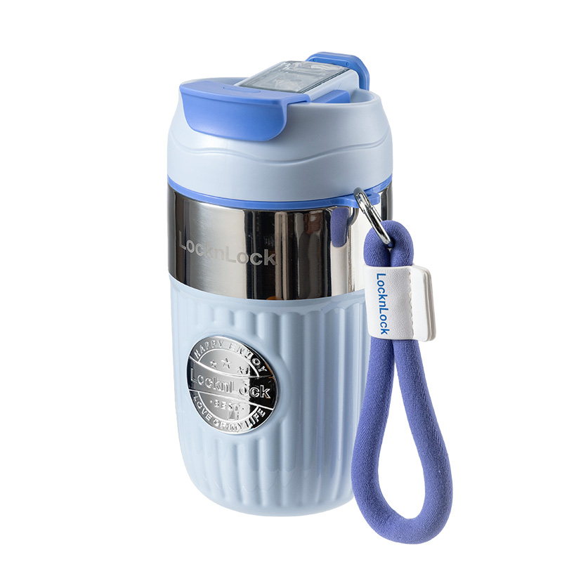 乐扣乐扣 LHC6645FU 徽章嘟嘟杯幽兰480ml｜480ml·真空锁温·双饮口