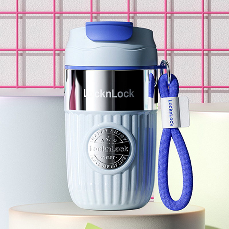 乐扣乐扣 LHC6645FU 徽章嘟嘟杯幽兰480ml|480ml·真空锁温·双饮口产品图 6