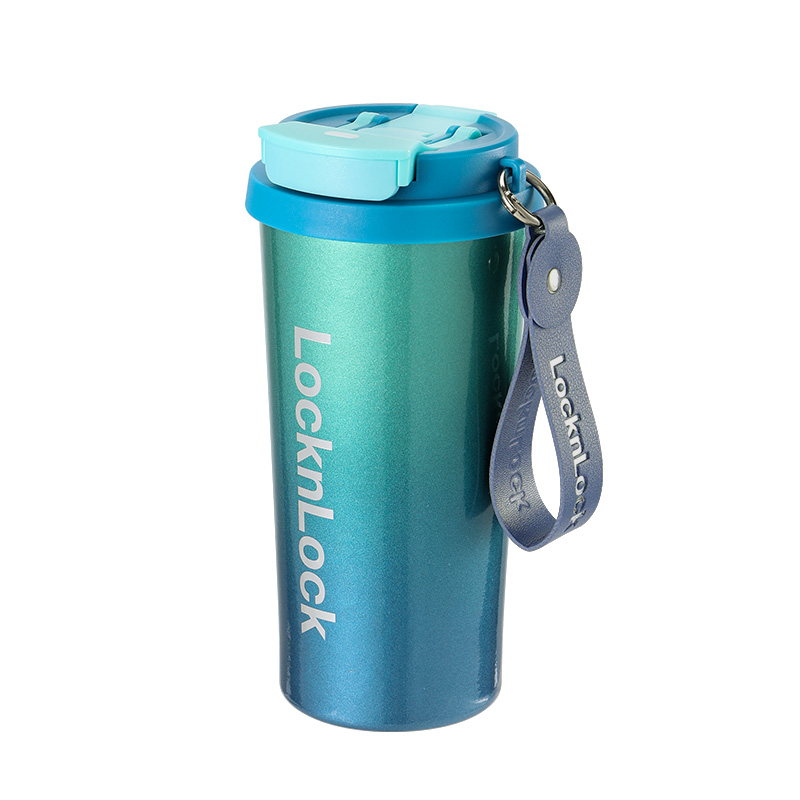 乐扣乐扣 LHC6679FU 钛享纯钛双饮咖啡杯500ml｜500ml·双层纯钛·真空锁温·双饮口