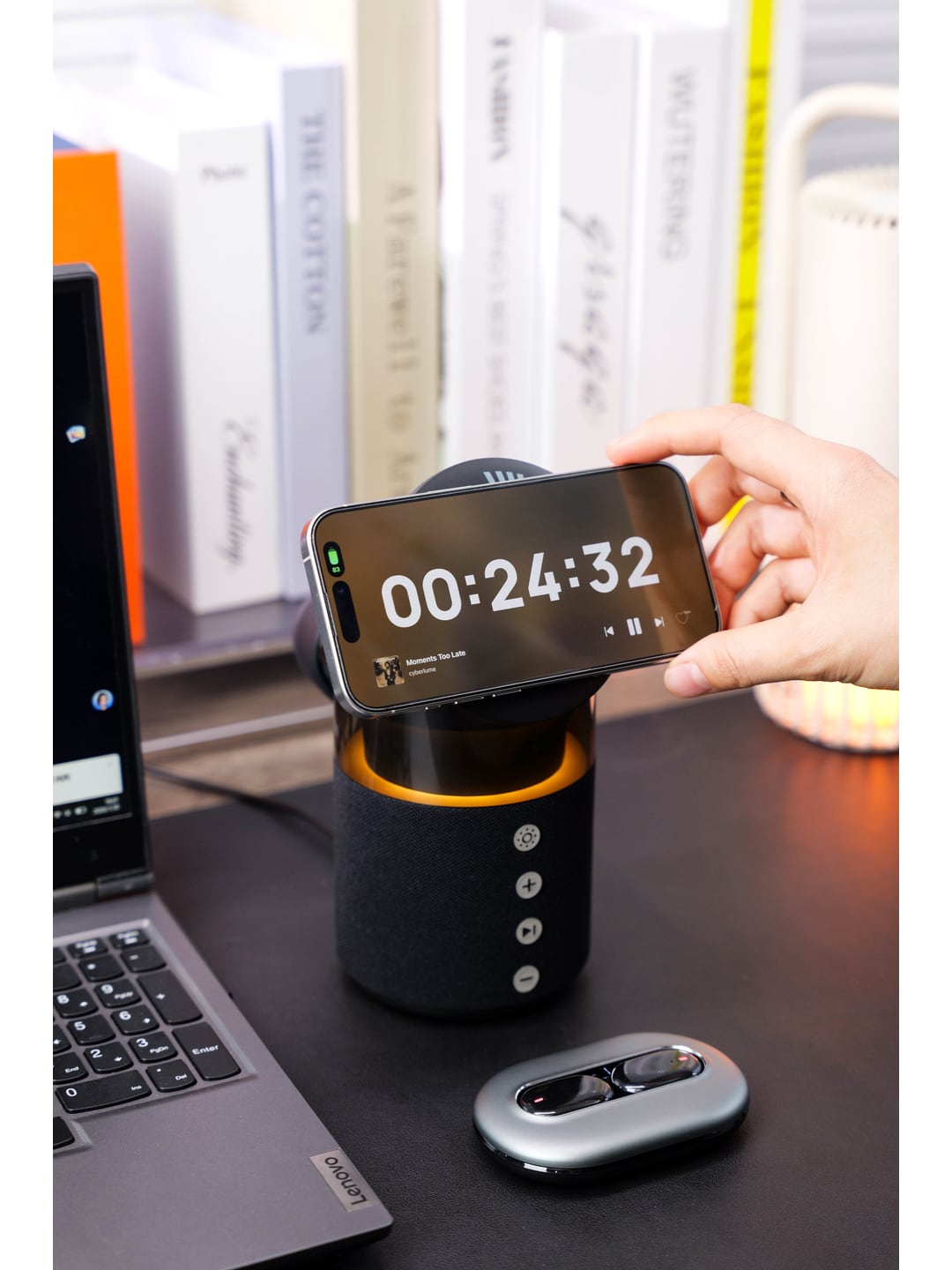 HT554 多功能无线充音响+JM23 智能AI蓝牙翻译耳机产品图 7