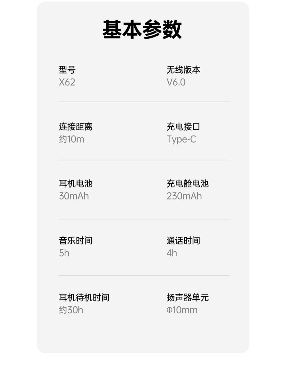 X62运动夹耳蓝牙耳机|蓝牙6.0·数显充电仓·企业LOGO定制产品图 8