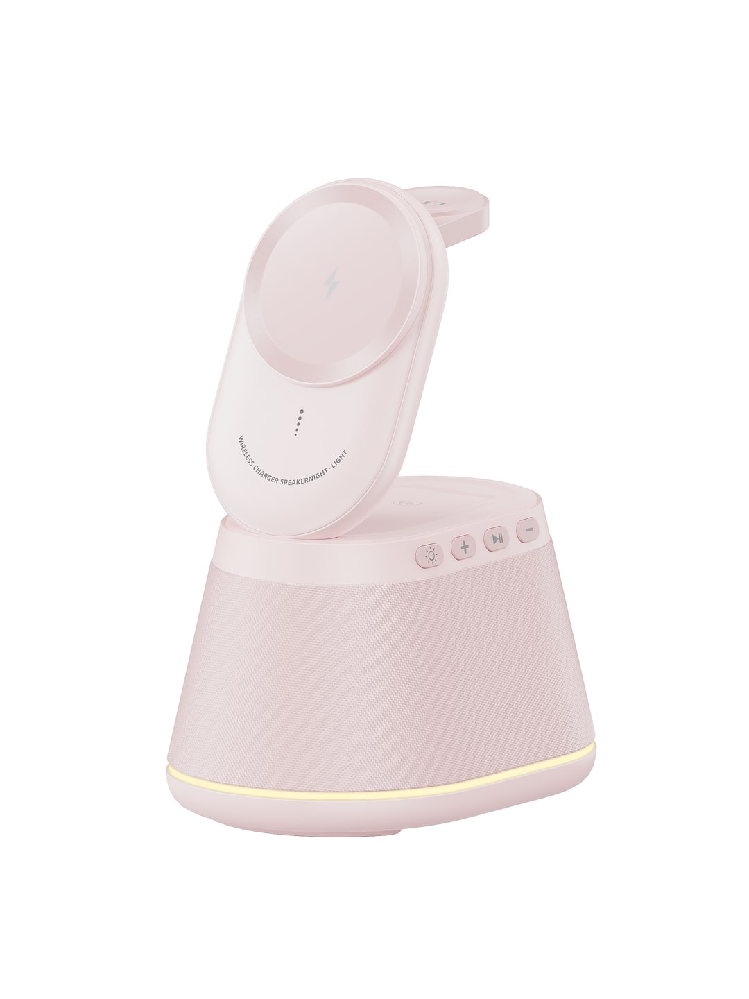 HT-570多功能三合一无线充蓝牙音响|氛围灯·折叠支架·企业LOGO定制产品图 3