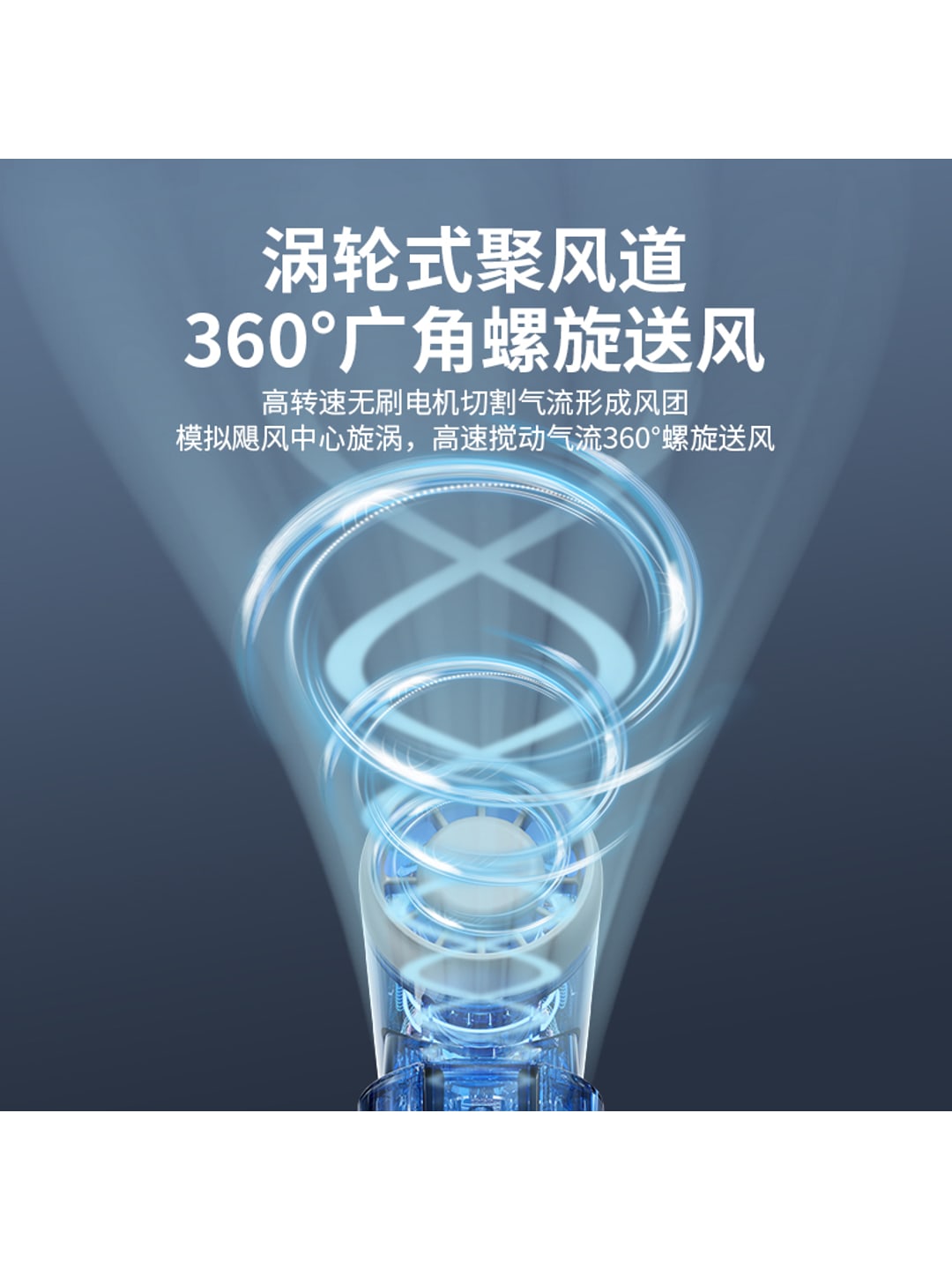F38暴力小风扇|高速涡轮·无级调速·数显·便携手持·企业LOGO定制产品图 5